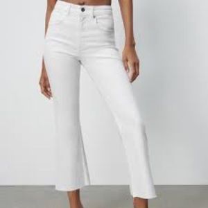 Zara Crop Flare Jeans
